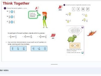 Fractions Beyond One: Converting, Comparing, and Adding Fractions Year 5