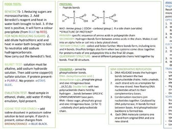 AQA - A-Level Biology - AS/Year1 Revision file