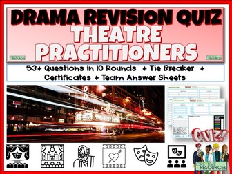 Theatre Practitioners Quiz