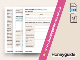 SEND and Inclusion Report to Governors