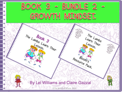 Book 3 - Bundle 2 - Growth Mindset – The Lambs Learn Their Lesson & Bloom’s Resource Pack by The World Of Whyse.