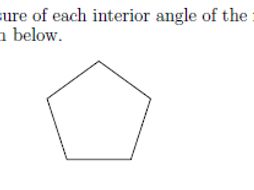 Interior And Exterior Angles In Regular Polygons Worksheet With Solutions
