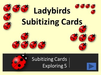 Free Ladybird Subitizing Cards