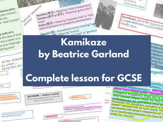 Kamikaze - lesson + resources