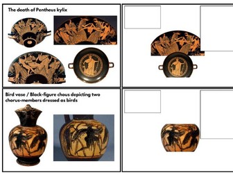 Greek Theatre Vases - Flashcard Template