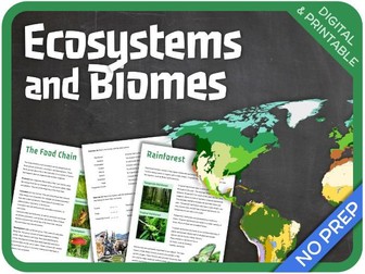 Ecosystems and Biomes