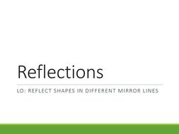 Transformations - Reflections