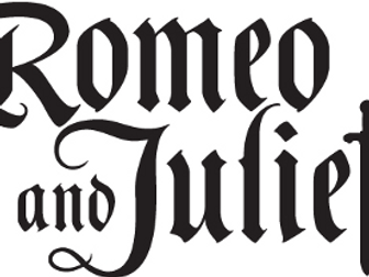 Romeo and Juliet Key Resources