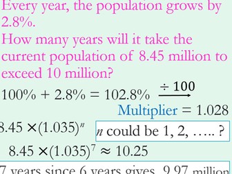 Compound Percentage - Calculator