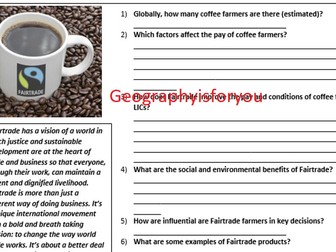 Fairtrade video sheet