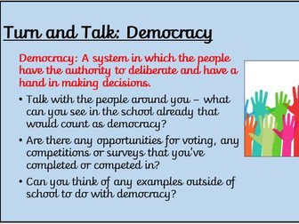 British Values: Democracy Assembly