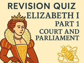 GCSE Elizabeth I – Part 1 Quiz (Multiple Choice, Answers Included)