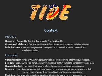 Media Fact Sheet - Tide