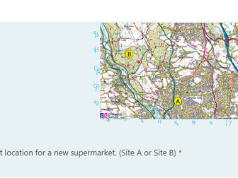 Map skills Assessment (self marking)