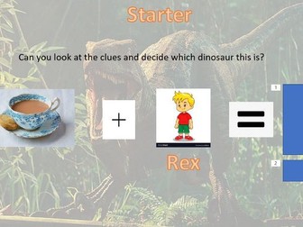 Dinosaur - I can sequence lesson.