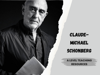 Eduqas A level Claude-Michel Schonberg PowerPoint