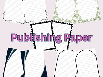 Publishing Lined Paper for Displays
