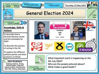 General Election 2024 Lesson