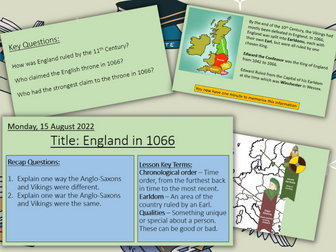 Battle of Hastings - Context of the battle - Ks3