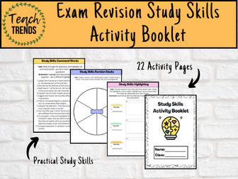 Exam Revision Study Skills Activity Booklet