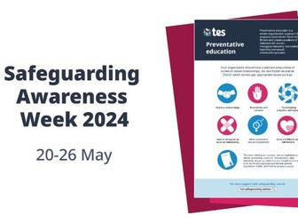 Preventative education poster for staff