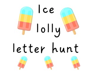 Ice Lolly Letter Search