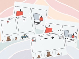 Maths - Big and Small Sorting with Visuals