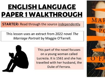 AQA English Language Paper 1: The Marriage Portrait