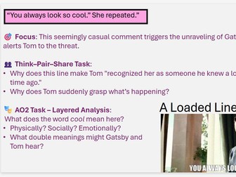 Love Through The Ages: Great Gatsby CHAPTER 7