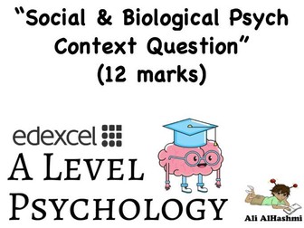 Social & Biological Psych Context - 12 Mark Example Answer