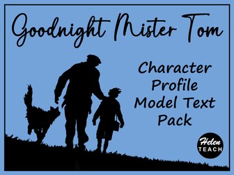 Goodnight Mister Tom Example Character Profile Text Pack