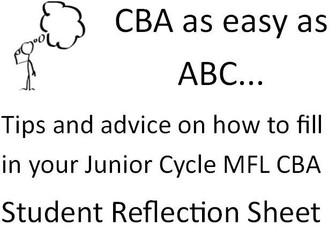Junior Cycle CBA Student Reflection Guidelines