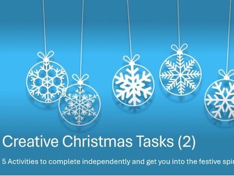 Creative Christmas Tasks (2 of 5)