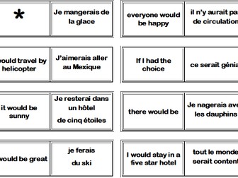 Bundle of French Domino puzzles for revision/vocabulary consolidation KS3 +KS4 GCSE revision