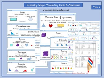 Year 2- Shape Vocabulary and Assessment