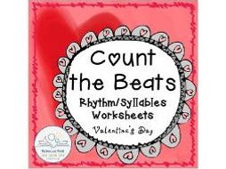 Syllable Counting Valentine's Day/Heart Theme