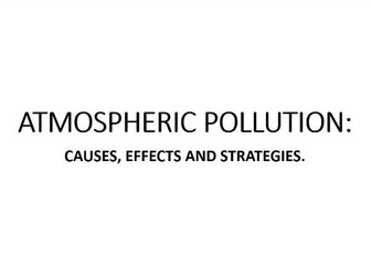 Atmospheric Pollution-EVM IGCSE 0680