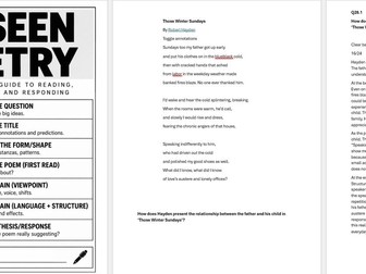 AQA unseen poetry- securing clear: a systematic approach to 28.1