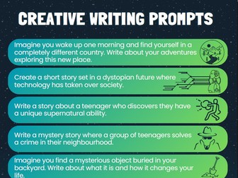 50 Creative Writing Story Prompts