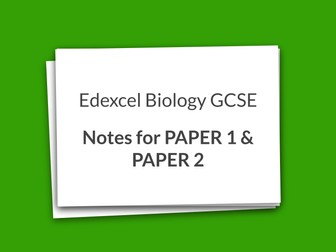 Full Biology Edexcel GCSE notes
