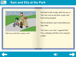 KS1 PSHE - 'At the Park' interactive storybook - Independent reader level