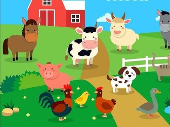 Primary French animals and colours activity