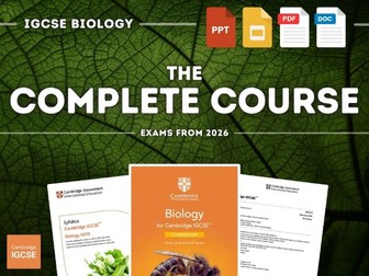 Cambridge IGCSE Biology - The Complete Course