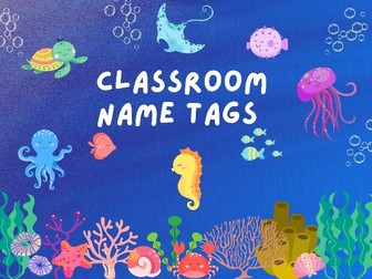 Classroom name tags