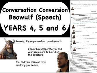 Conversation Conversion (Speech) Beowulf Themed