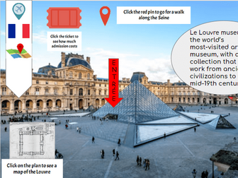Virtual trip to Paris Bitmoji
