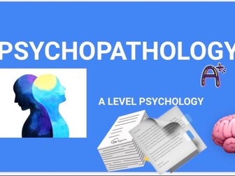 Psychology psychopathology revision cards