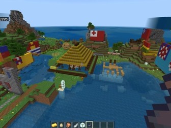 Pacific Islands Minecraft Lesson (World + Worksheet with Instructions & roles!)