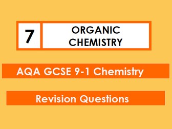 AQA Chemistry GCSE 9-1 Revision Mat: ORGANIC CHEMISTRY