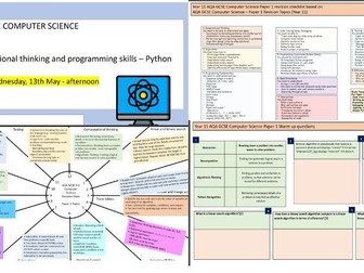 AQA GCSE Computer Science: Paper 1 "Last Minute" Ultimate Revision Bundle